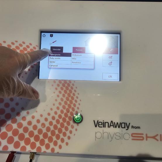 USed physioskin veinaway